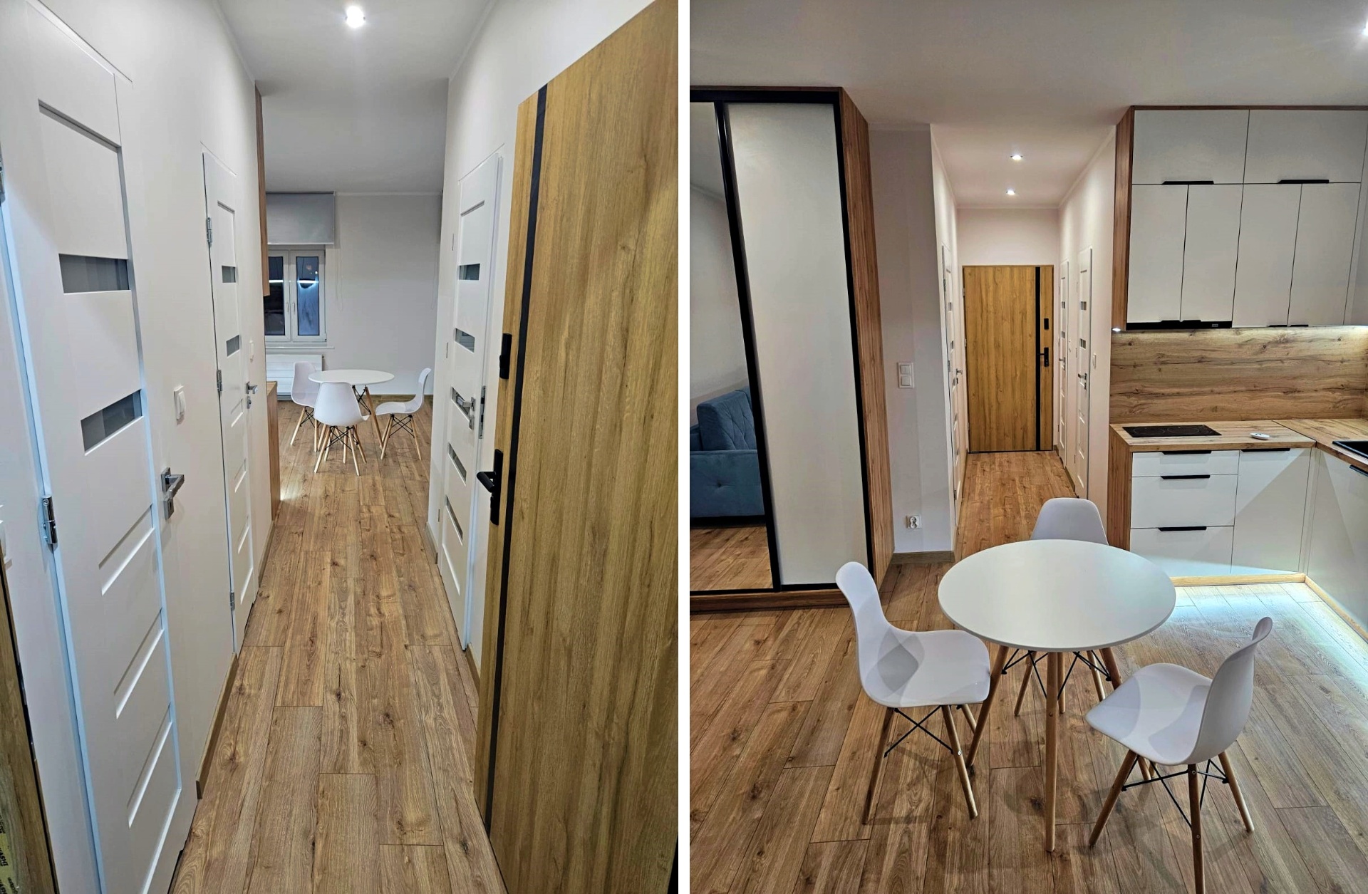 Kompaktes Apartment mit Küchenzeile und Essplatz